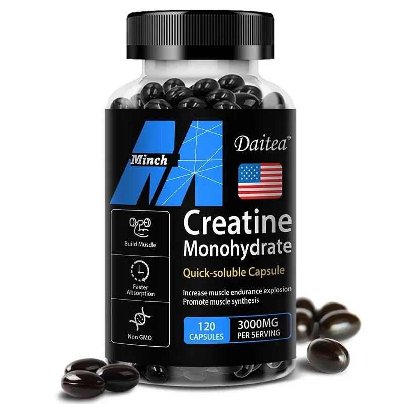 Garmtar Creatine Monohydrate 3000mg Power Capsules - Garmtar Pure Supplements