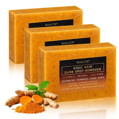 Turmeric Kojic Acid Face Body Soap Gentle Cleansing | Premium Care
