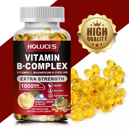 Garmtar Super Vitamin B-Complex (B1, B2, B3, B5, B6, Biotin, B12) - Garmtar Pure Supplements