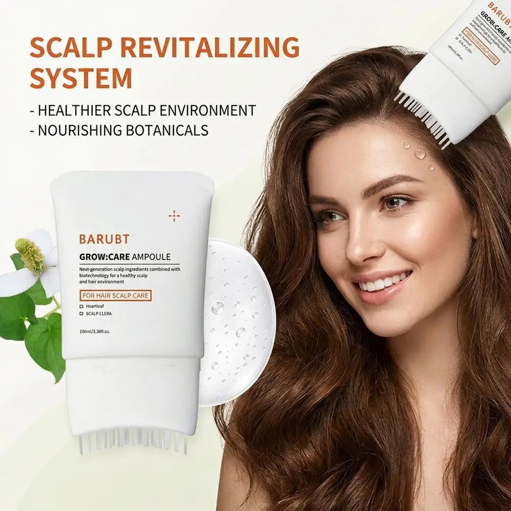 Hair Growth Serum With Built In Brush Scalp | Premium Care