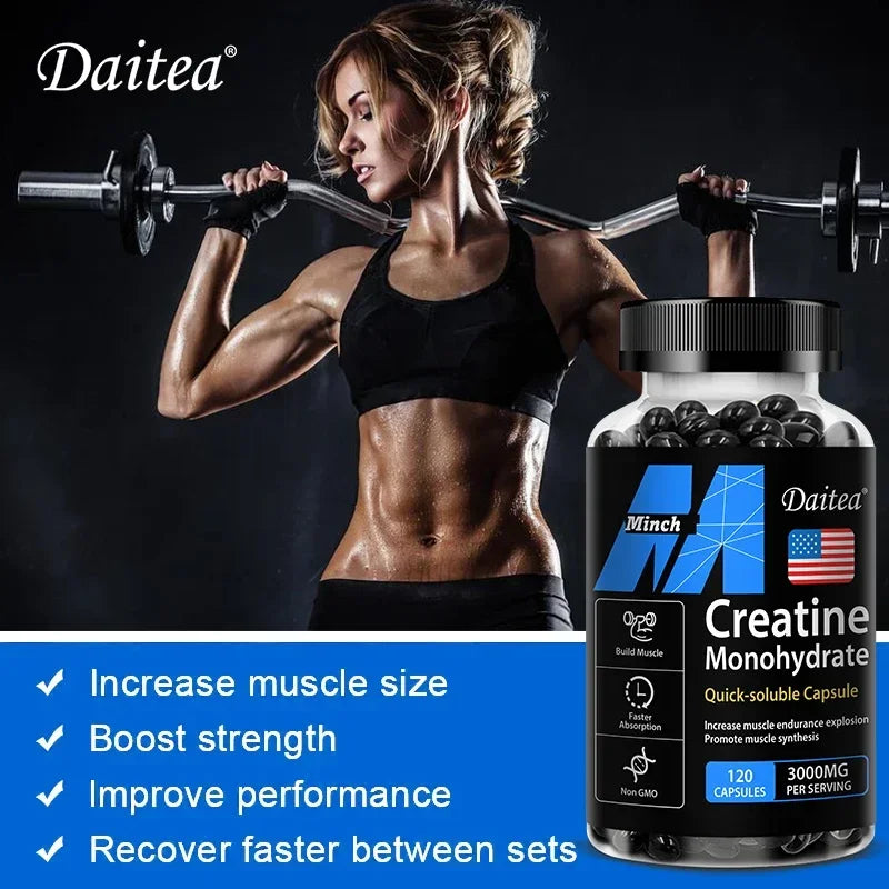 Garmtar Creatine Monohydrate 3000mg Power Capsules - Garmtar Pure Supplements