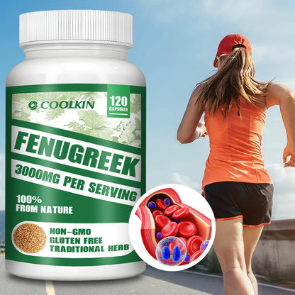 Pure Fenugreek Extract 3000mg – Lactation Support, Hormone Balance & Feminine Wellness