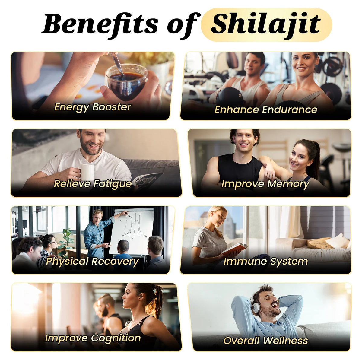 Mulittea High Purity Original Shilajit Mineral Supplements With | Premium Care