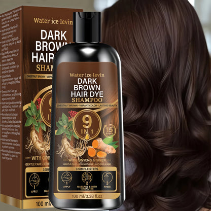 Unisex 9 In 1 Dark Brown Hair Care | Premium Care