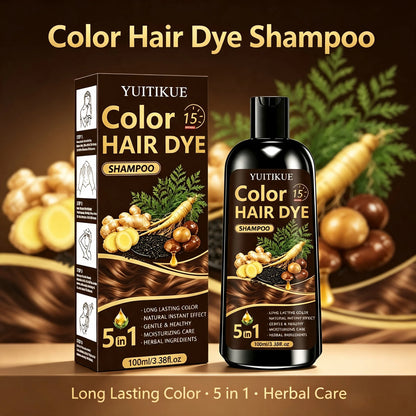 Herbal Quick Hair Coloring Wash Gentle Home Dye | Premium Care