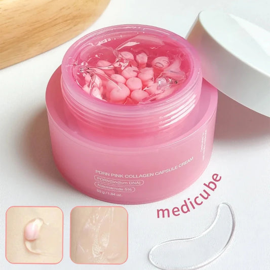 Korean Pdrn Pink Collagen Capsule Cream With Niacinamide | Premium Care