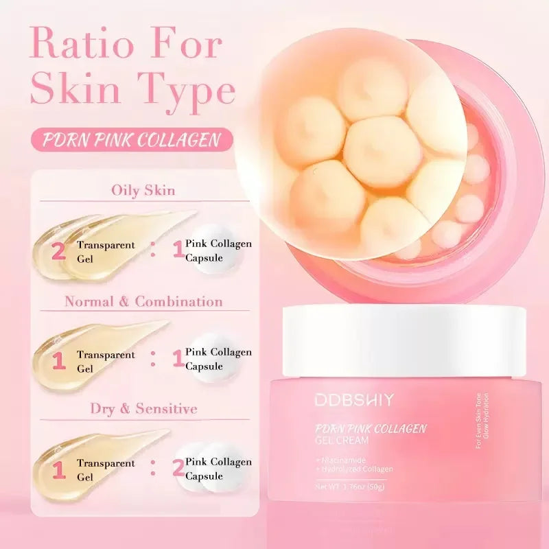 Korean Pdrn Pink Collagen Capsule Cream With Niacinamide | Premium Care