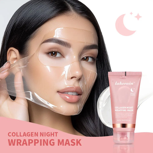 Lakerain Collagen Night Wrapping Mask Elasticity Hydration Care | Premium Care