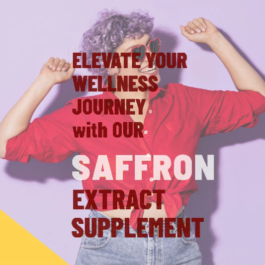 Pure Saffron Extract Complex for Mood, Focus & Stress Relief (90 Vegan Capsules)