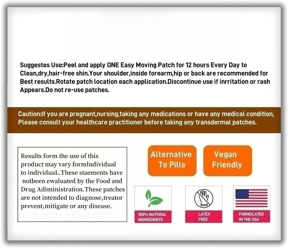 Transdermal 30-Day Testosterone Booster Matrix (Topical Patches)