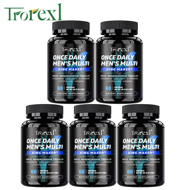 Men's Once Daily Multi-Vitality & Performance Complex – Male Firmness, Stamina & L-Arginine Support