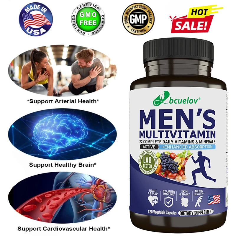 Garmtar Men's Daily Multivitamin & Multimineral (22+ Nutrients) - Garmtar Pure Supplements