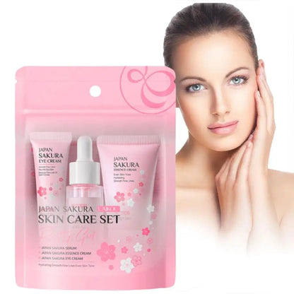 Sakura Skin Care Sets Kits With Cleanser Serum | Premium Care