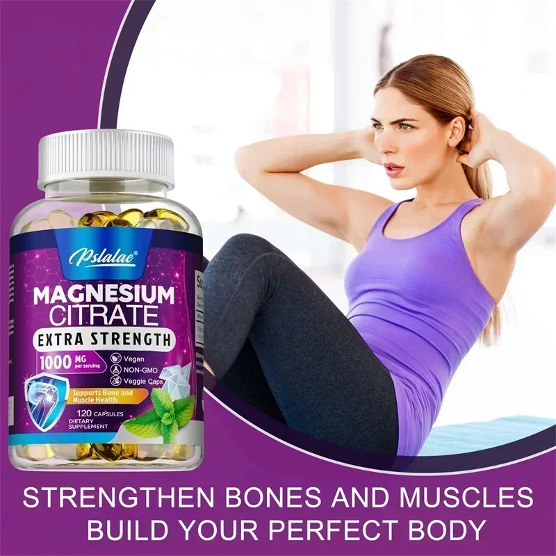 Garmtar Magnesium Citrate 1000mg Digestive & Muscle Matrix - Garmtar Pure Supplements