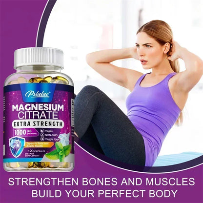 Garmtar Magnesium Citrate 1000mg Digestive & Muscle Matrix - Garmtar Pure Supplements