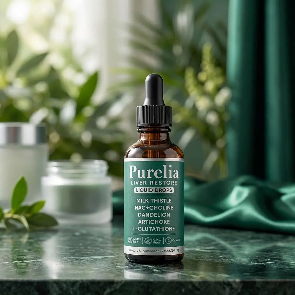 Herbal Supplement Drops 60ml Milk Thistle Glutathione NAC Choline Artichoke Dandelion Liquid Formula for Adult Everyday Wellness