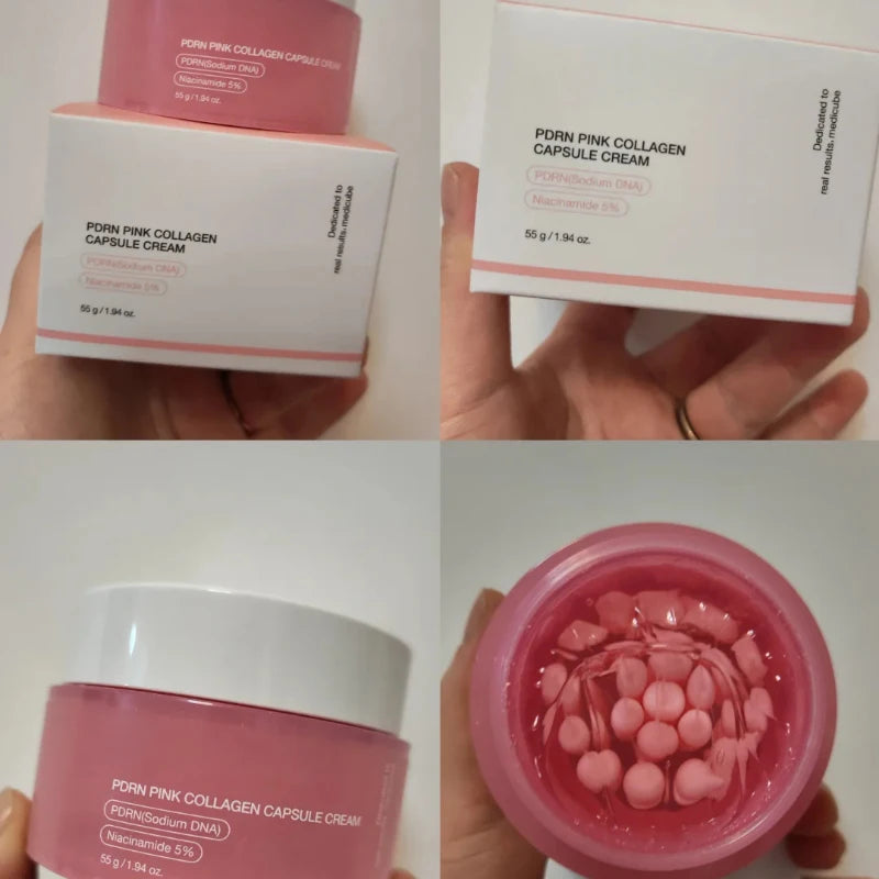 Korean Pdrn Pink Collagen Capsule Cream With Niacinamide | Premium Care
