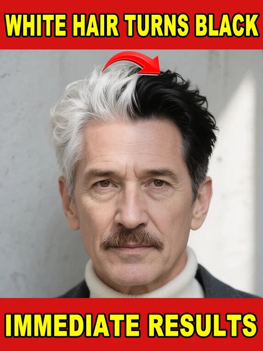 White Hair Turns Black Instantly Regaining Youthful Confidence | Premium Care