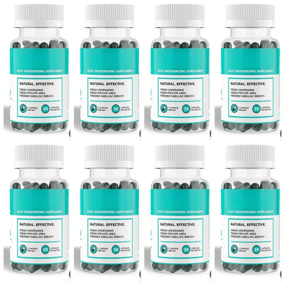 Natural Chlorophyll Deodorizing & Gut Wellness Capsules (30 Count)