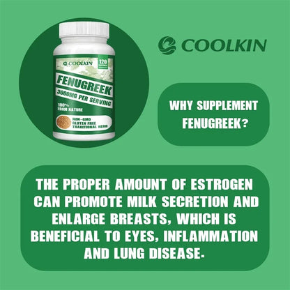 Pure Fenugreek Extract 3000mg – Lactation Support, Hormone Balance & Feminine Wellness