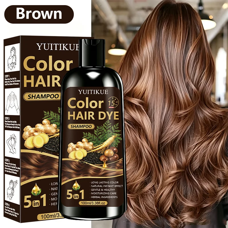 Herbal Quick Hair Coloring Wash Gentle Home Dye | Premium Care