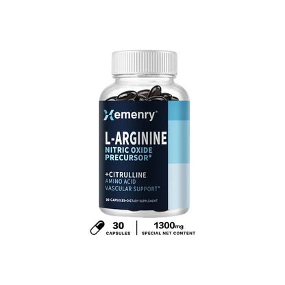 L-Arginine Nitric Oxide Complex – Endurance, Strength & Muscle Growth Formula