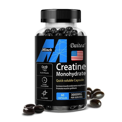 Garmtar Creatine Monohydrate 3000mg Power Capsules - Garmtar Pure Supplements
