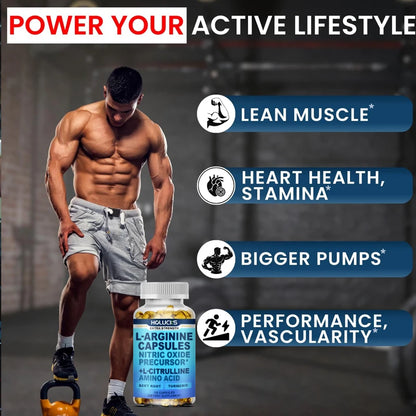 4-in-1 Nitric Oxide Performance Matrix – L-Arginine, L-Citrulline, Beet Root & Turmeric