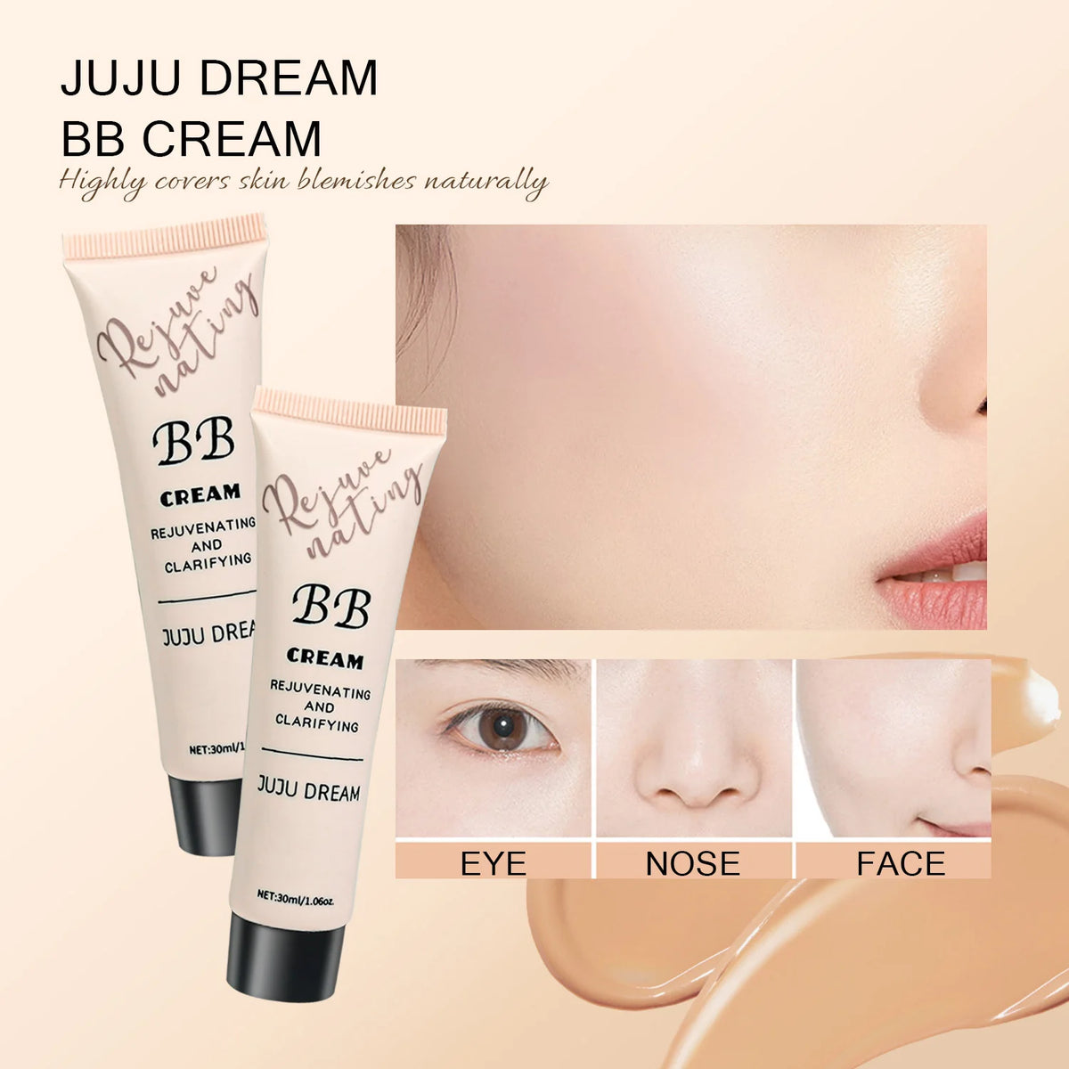 Bb Cream Isolation Cream Liquid Foundation Moisturizing Oil | Premium Care