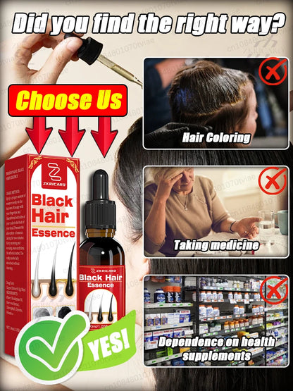 Old White Hair Gray Hair Restore Youthful Hair | Premium Care
