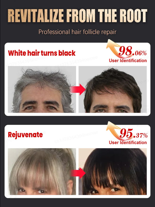 White Hair Turns Black Instantly Regaining Youthful Confidence | Premium Care
