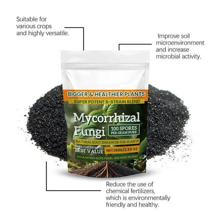 Plant Growth Enhancer Powder 100g Plant Growth Nutrient Fertilizer Multi-Purpose Rooting Supplement for Soil Culture Mixed
