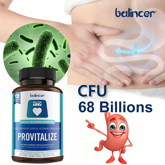 ProbioMax 60 Billion CFU Gut-Brain Axis Complex – Multi-Strain Probiotics & Prebiotics for Digestion, Bloating Relief, Weight Management & Mood Relaxation