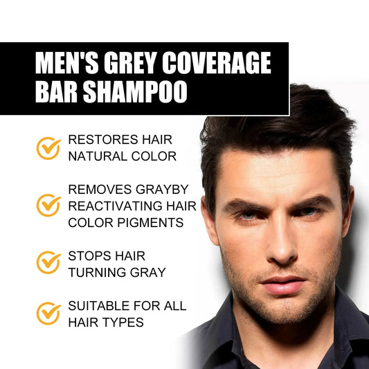 Hair Blackening Shampoo Soap Repairs Gray And Anti | Premium Care