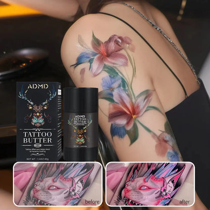 40g Tattoo Care Cream Nourishing Tattoo Balm Stick for Long-Lasting Color Preservation Soothing Skincare Paste for Tattooed Skin