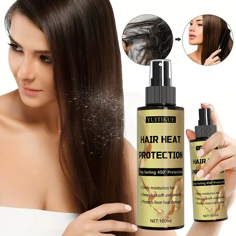 Hair Heat Protection Spray Long Lasting Protection Up | Premium Care