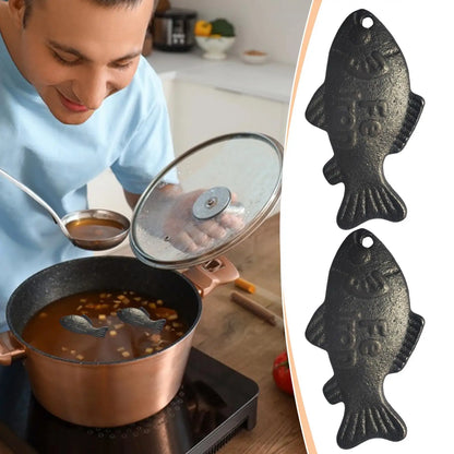 Garmtar Reusable Natural Cast Iron Cooking Fish (2-Pack) - Garmtar Pure Supplements