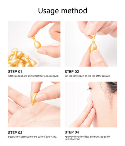 20 50pcs Collagen Face Care Capsules Serum Spot | Premium Care