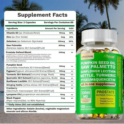 Garmtar Prostate Support & DHT Blocker Complex - Garmtar Pure Supplements