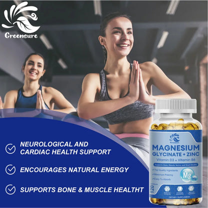 Garmtar Magnesium Glycinate & Zinc 500mg Mineral Complex - Garmtar Pure Supplements