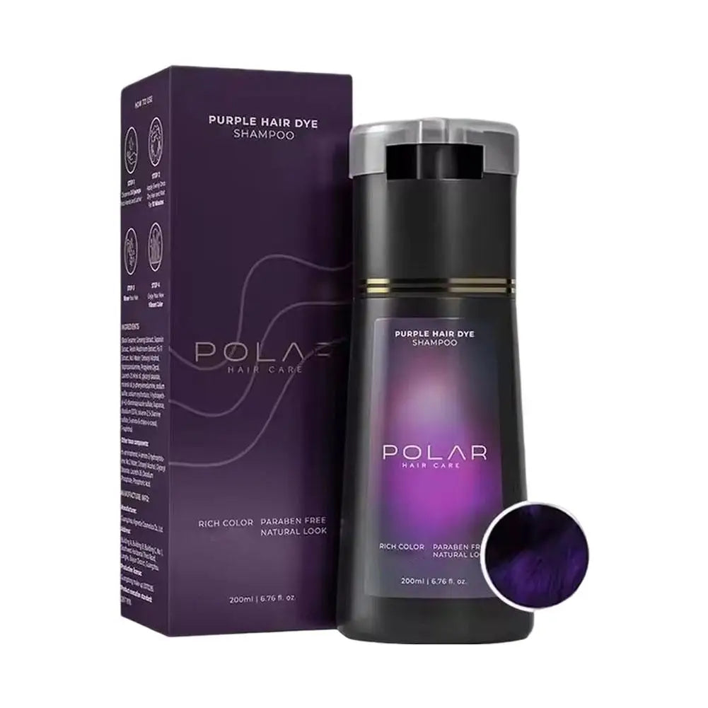 Hair Dye Shampoo 200ml 3 In 1 Natural | Premium Care