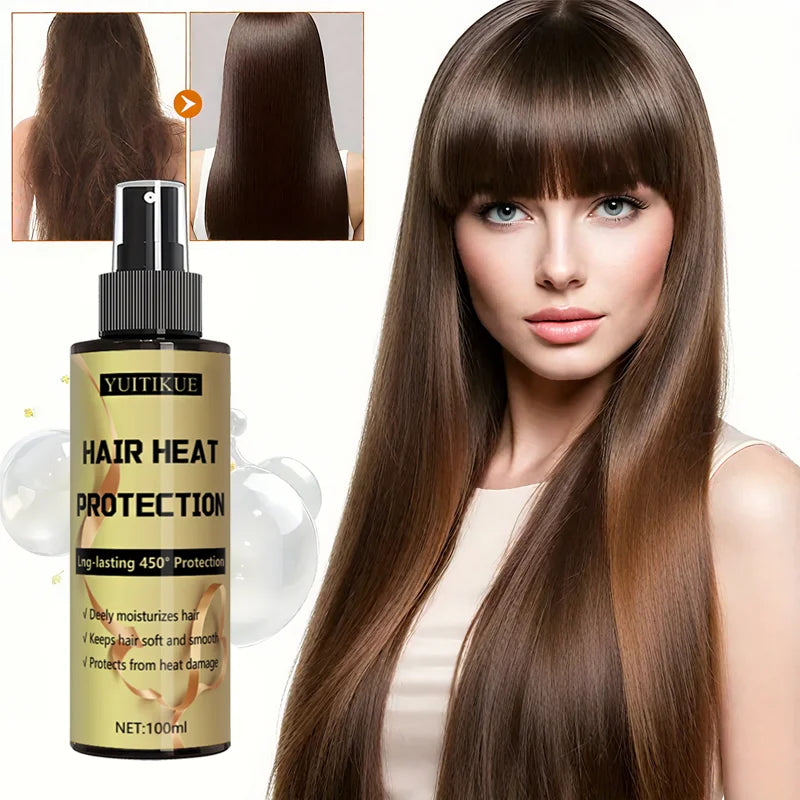 Hair Heat Protection Spray Long Lasting Protection Up | Premium Care