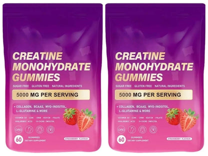 Garmtar Creatine Monohydrate Gummies + Collagen & BCAA - Garmtar Pure Supplements