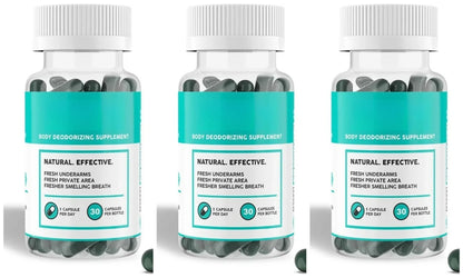Natural Chlorophyll Deodorizing & Gut Wellness Capsules (30 Count)