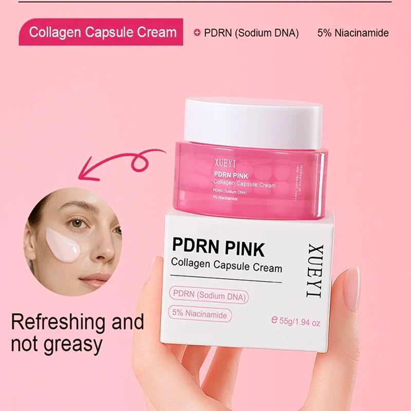 Korean Pdrn Pink Collagen Capsule Cream With Niacinamide | Premium Care