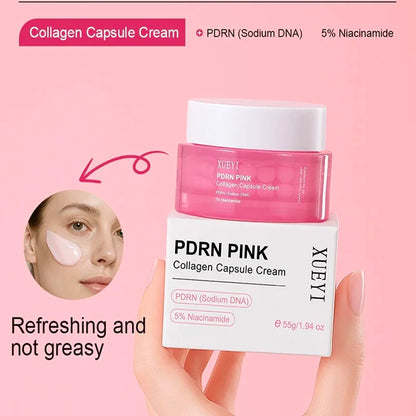 Korean Pdrn Pink Collagen Capsule Cream With Niacinamide | Premium Care