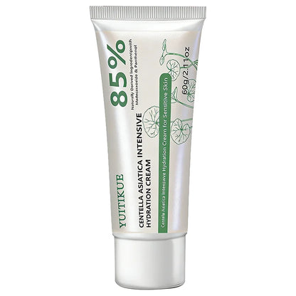 YUITIKUE Centella Asiatica Cream 85% Intensive Hydration Repair for Sensitive Skin with Panthenol 60g