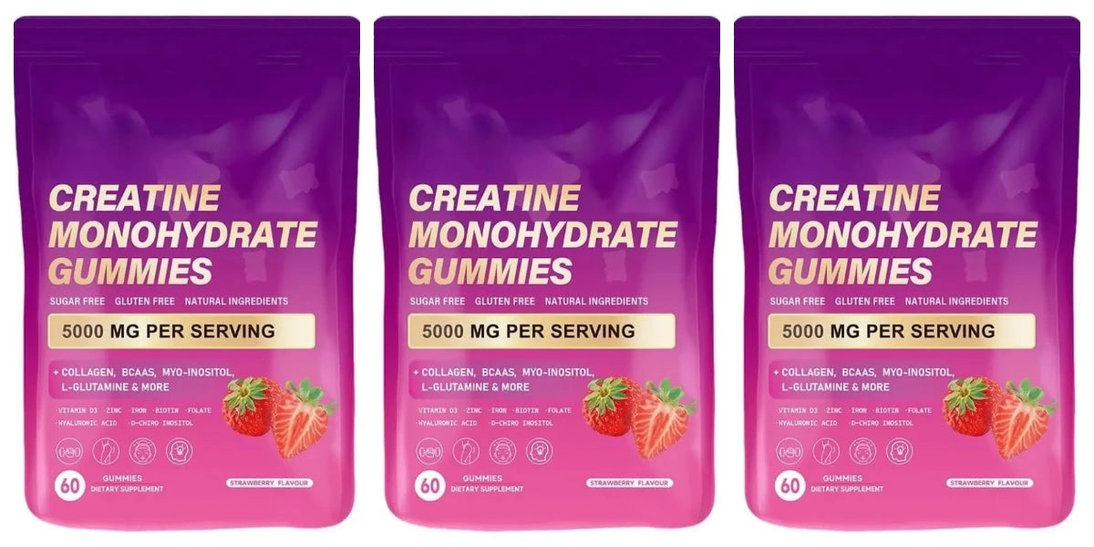 Garmtar Creatine Monohydrate Gummies + Collagen & BCAA - Garmtar Pure Supplements