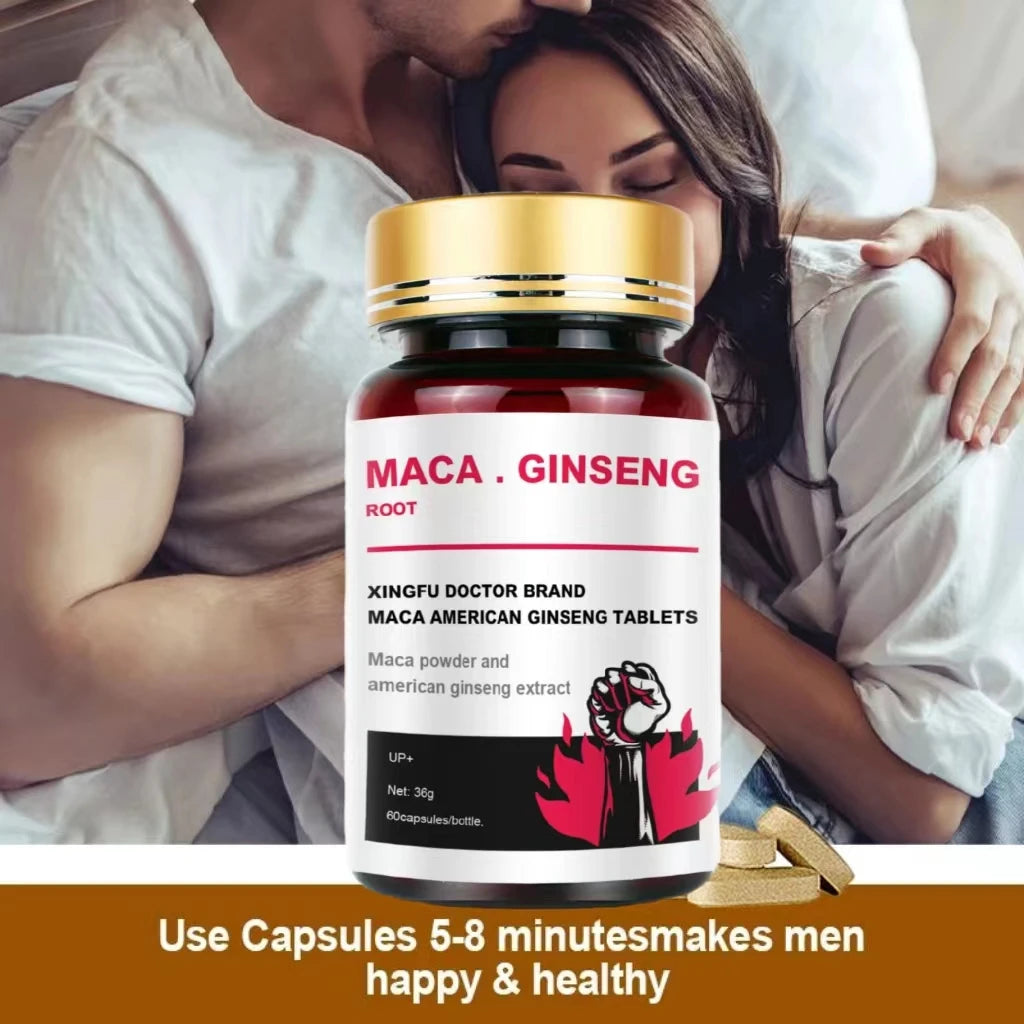 Garmtar Black Maca & American Ginseng Stamina Capsules - Garmtar Pure Supplements