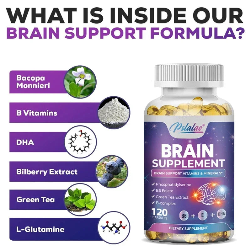 Garmtar Nootropic Brain Booster (DMAE, Bacopa & Phosphatidylserine) - Garmtar Pure Supplements